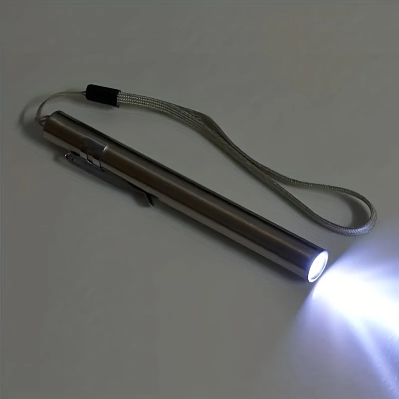 Portable Usb Flashlight, Medical Clinical Flashligh, Stainless Steel Pupil Pen, Rechargeable Led Camping Flashlights