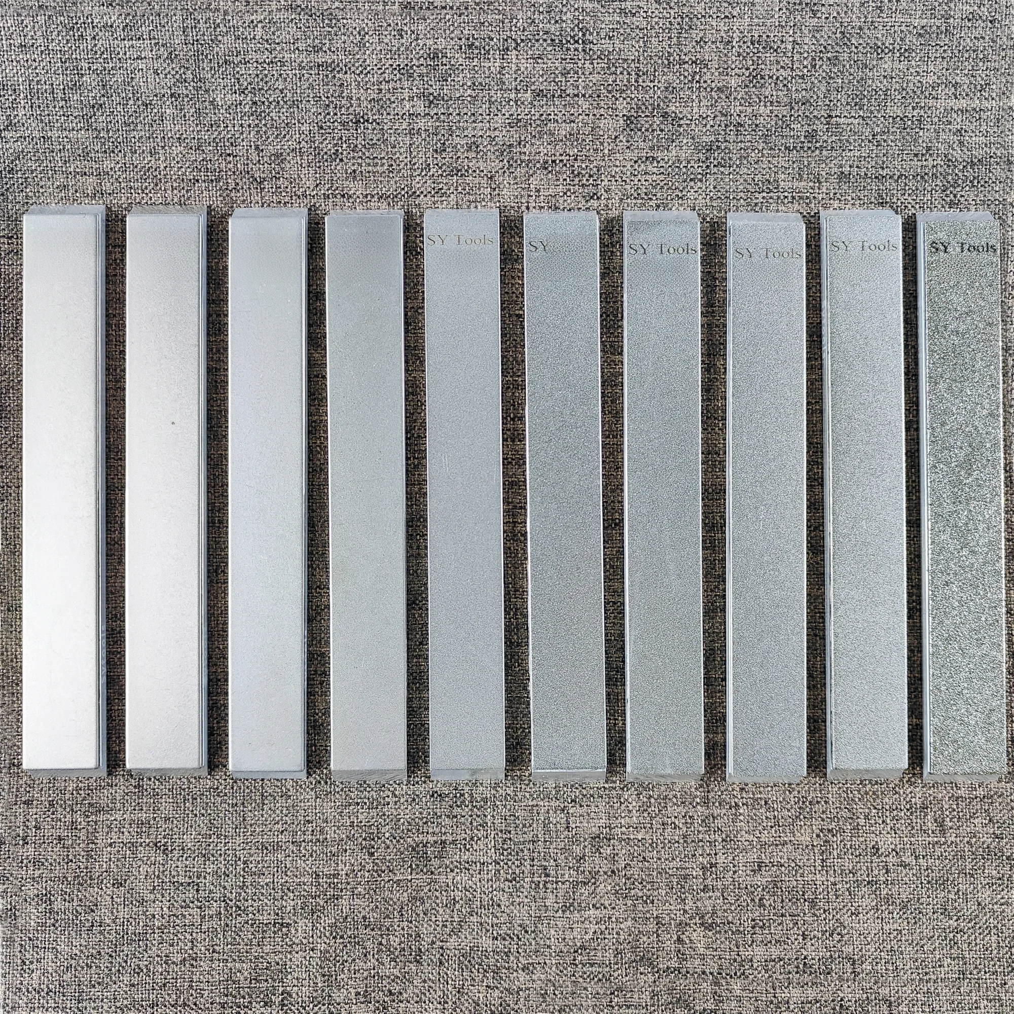 SYTOOLS Zestaw pustych diamentowych kamieni do ostrzenia ze stopu aluminium do ostrzałki do noży Ruixin pro Rx008 Apex — 2