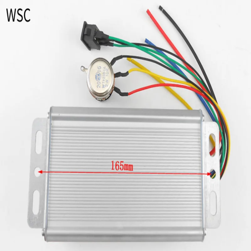 DC 12V-60V 70A 4000W DC Durable Motor PWM Speed ​​Regulator Brushed Controller for Electric Scooter Bicycle Portable Alternative