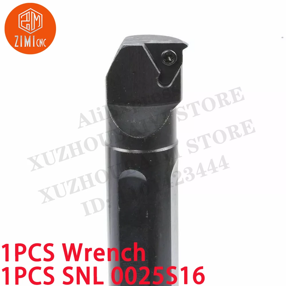 1PCS SNL 0025S16 CNC 선반 나사선삭 공구 홀더 16IR AG60의 경우 왼쪽 초경 인서트 CNC 금속 선반 기계적인 절단 도구