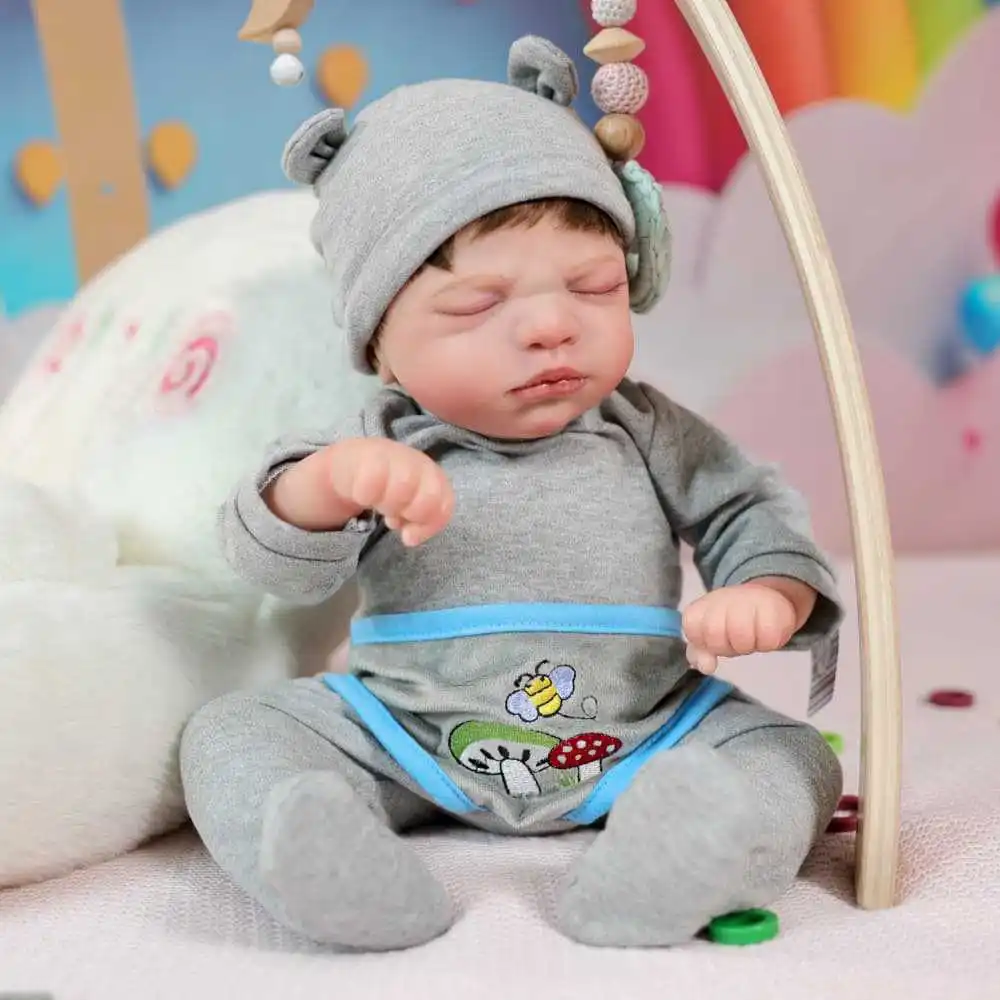 Cloveray 20 بوصة نابض بالحياة تولد من جديد دمية طفل لطيف واقعية دمية الفينيل اللعب منزل تهدئة دمية الكلاسيكية اليدوية لعبة طفل هدية