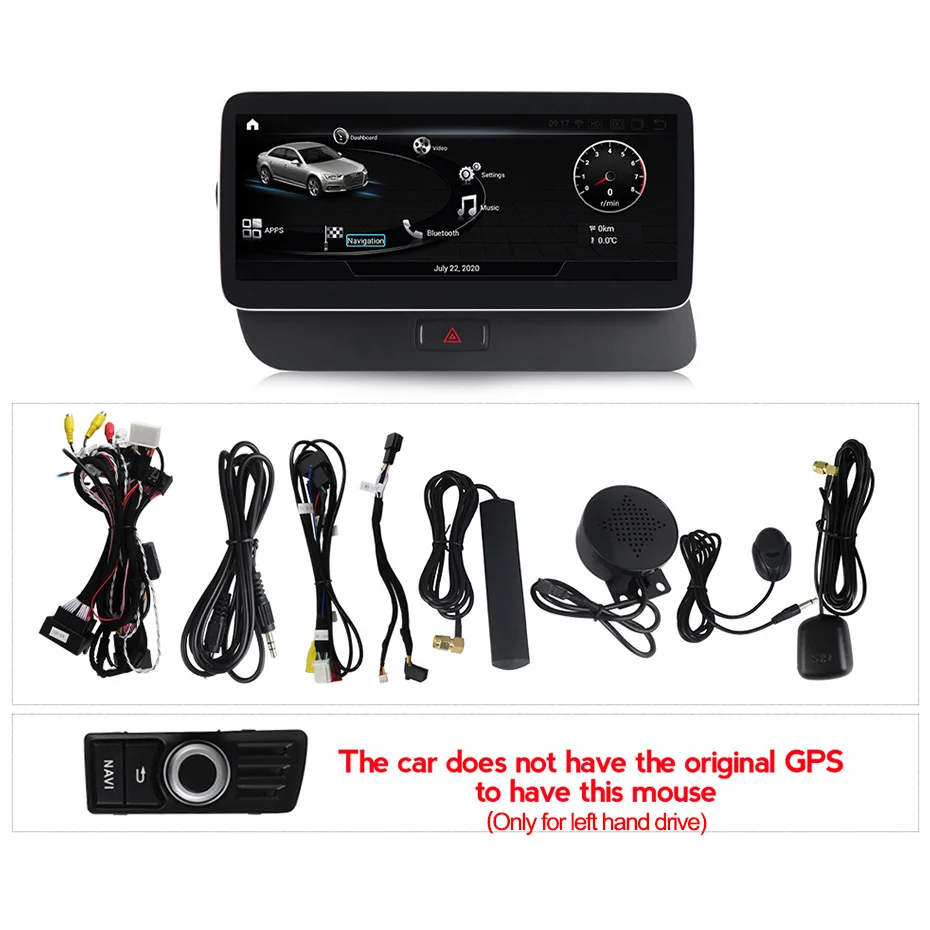 Qualcomm 680 Android 13 8-Core Carplay Navigation GPS For Audi Q5 2009 2010-2017 Autoradio DSP 4G Car Radio Multimedia Head Unit