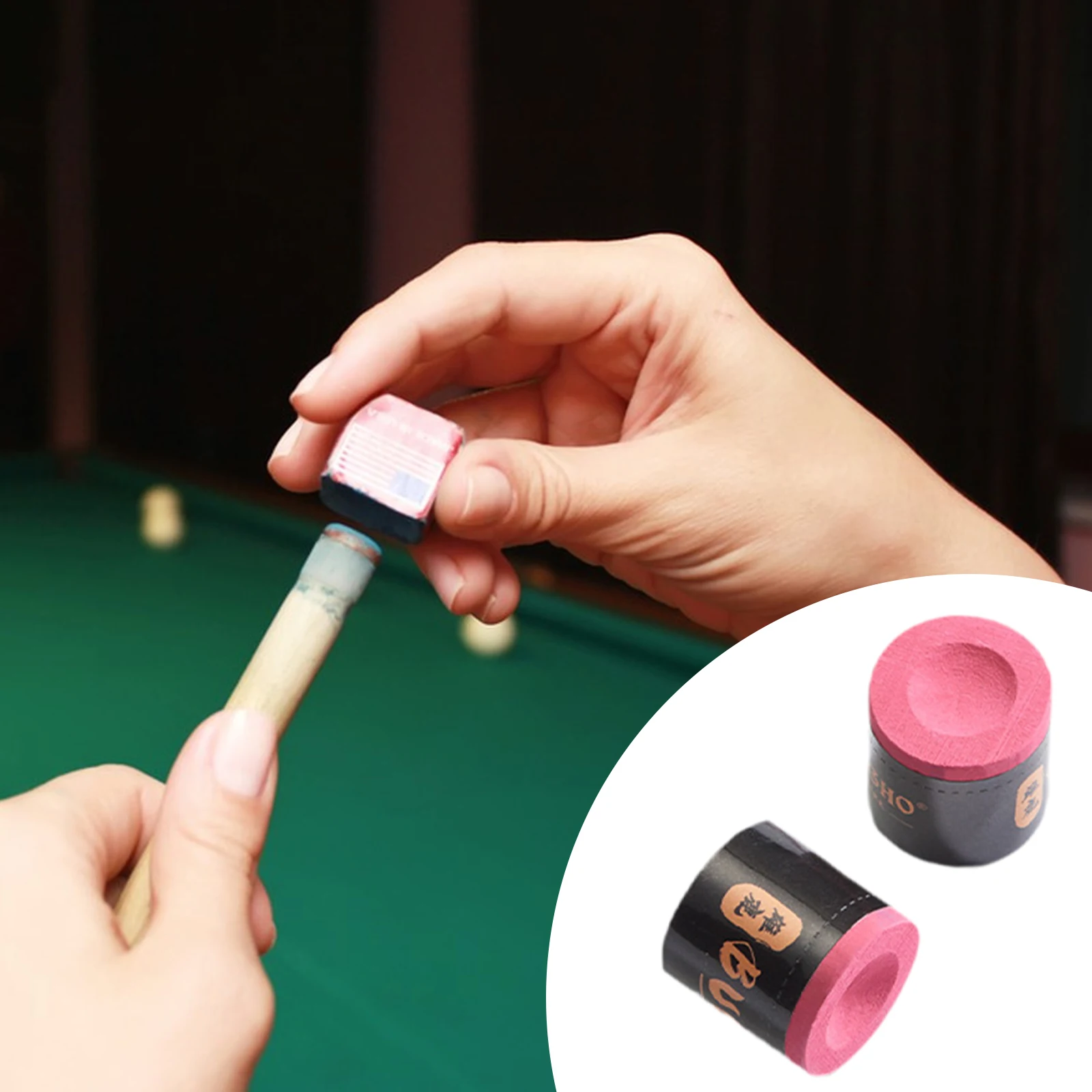 قطعتان من طباشير حمام السباحة المحمول، مكعب الطباشير، خفيف الوزن على شكل اسطوانة، ملمس ممتاز للاستخدام في بطولة النادي الداخلي