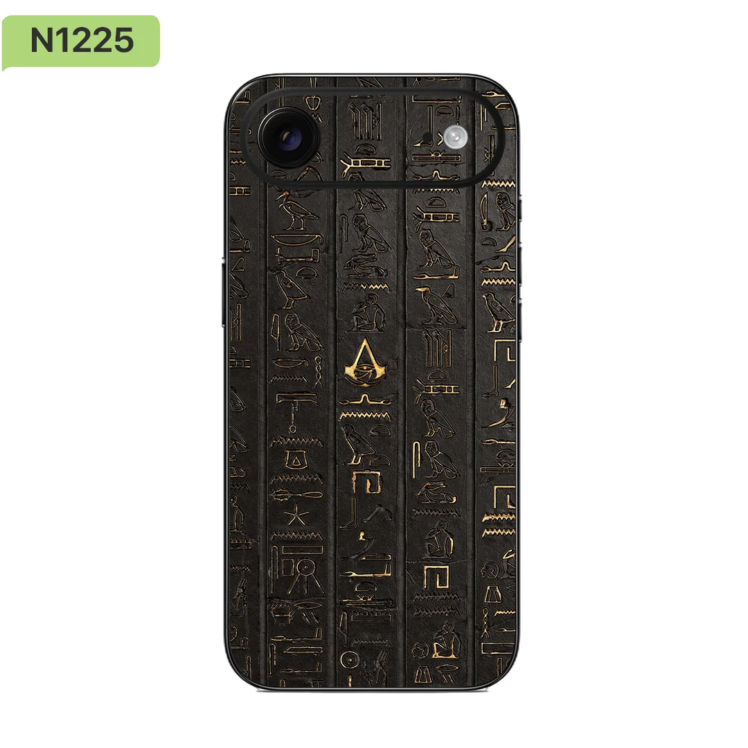 Nexa Skins IA065 colección Assasins Creed, vinilo antiarañazos para iPhone 17 Air, Gaming Skins