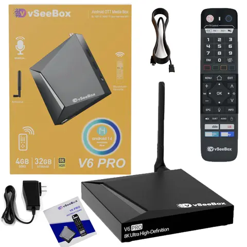 VSeeV6 Pro 4K Smart Android TV Box