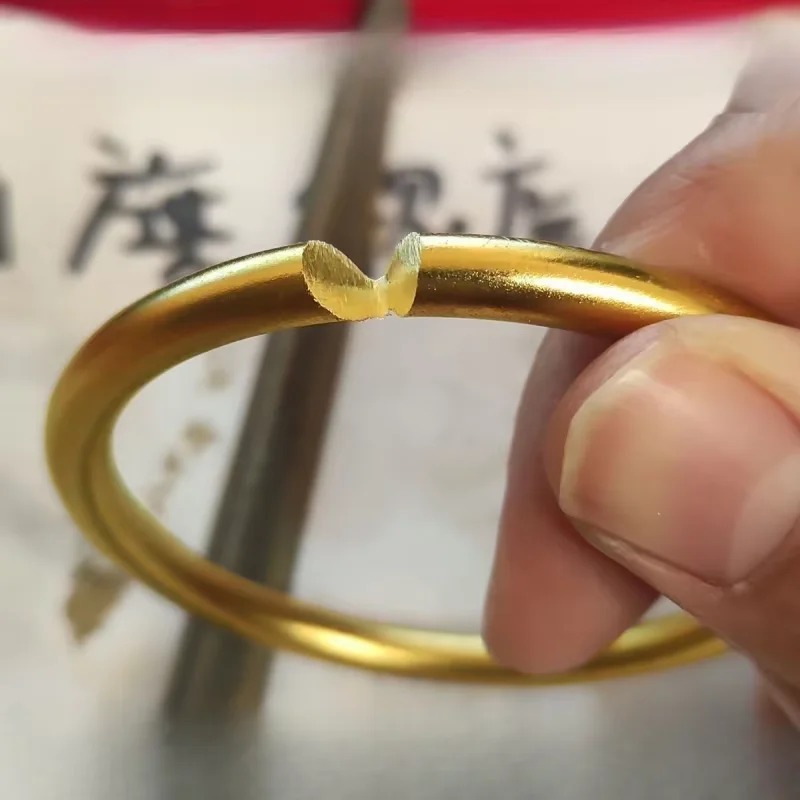 

24k999 Gold Bracelet Wedding Bracelet High Beauty Gold Bracelet Female With Steel Stamp