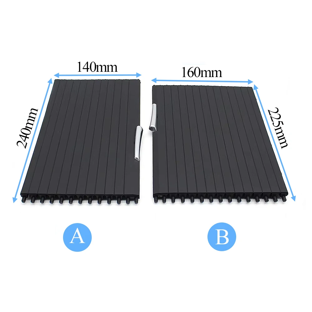 Couverture de porte-gobelet à eau pour BMW, rideau de store enrouleur à fermeture éclair, avant, arrière, intérieur, clics centraux, E70, E71, E72, X5, X6, 2007-2014