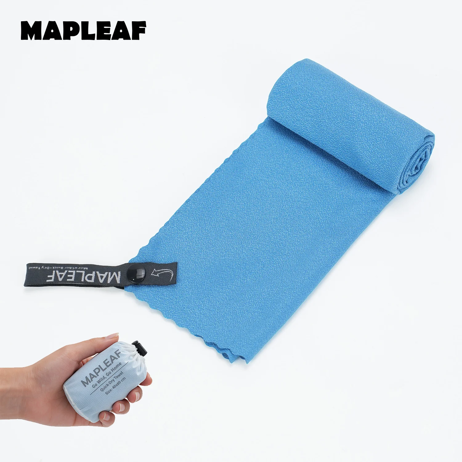 MAPLEAF Microvezel Reishanddoek Snel Droogend Lichtgewicht Inpakbaar Ultrazacht Compact Strand Zwembad Cruise Studentenhuis Bad Reis