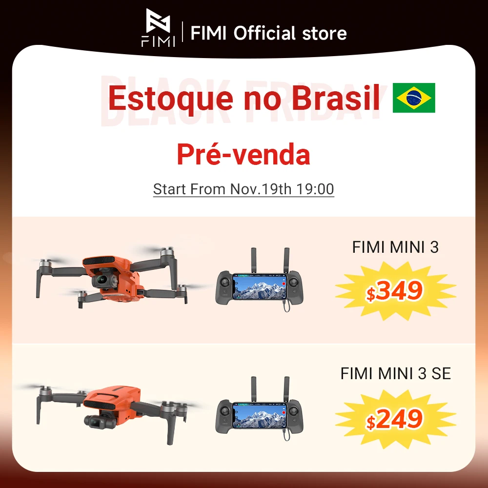 FIMI Mini 3 Pro Drone X8 Mini V2 Droneพร้อมกล้อง4Kรีโมทคอนโทรลเฮลิคอปเตอร์3แกนGimbal 249Gเฮลิคอปเตอร์Control Remoto
