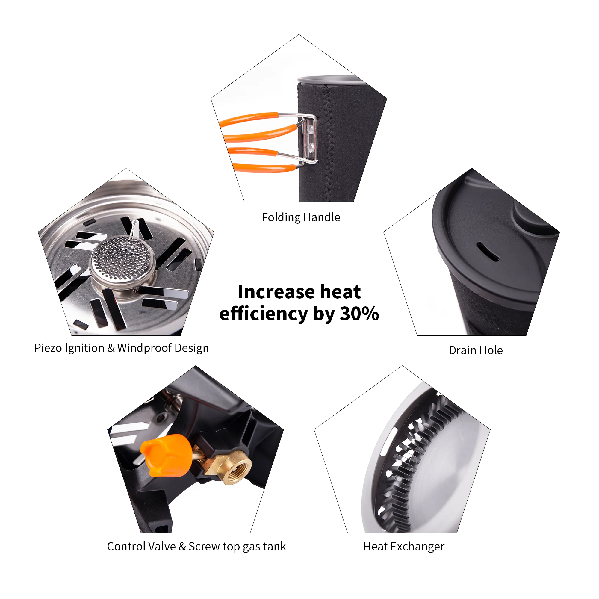 Fire Maple Star X1 Cooking System Camouflage Camping Gas Stoves Outdoor Hiking With Heat Exchanger Pot Bowl Portable Burners