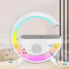 Iluminária Bluetooth Inteligente Com Fm E Rgb, G-Speaker Smart.