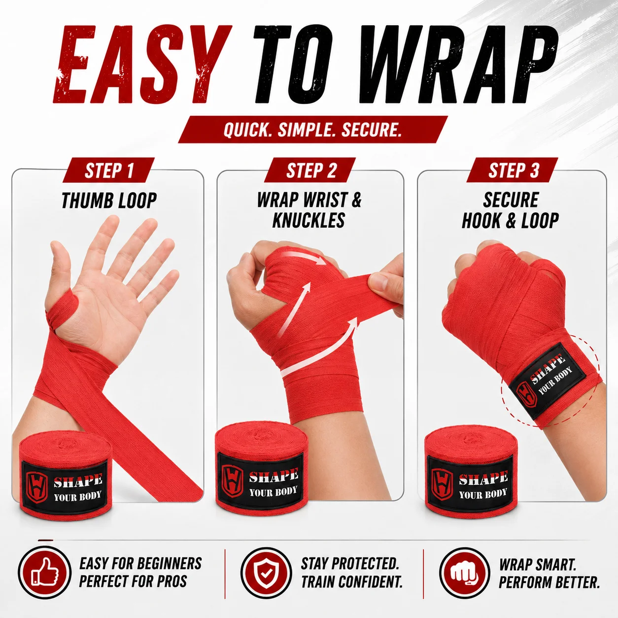 2PCS Boxing Hand Wraps 3M 5M Breathable Cotton Wrist Support Bandage for Muay Thai MMA Kickboxing Training Men Women Gear Boxing