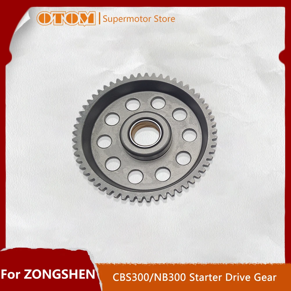 Motorcycle Accessories 57T Starter Drive Gear Plate For ZONGSHEN ZS174MN-3 CBS300 ZS172FMM-3A CB250-F ZS174MN-5 NB300 MOTOLAND