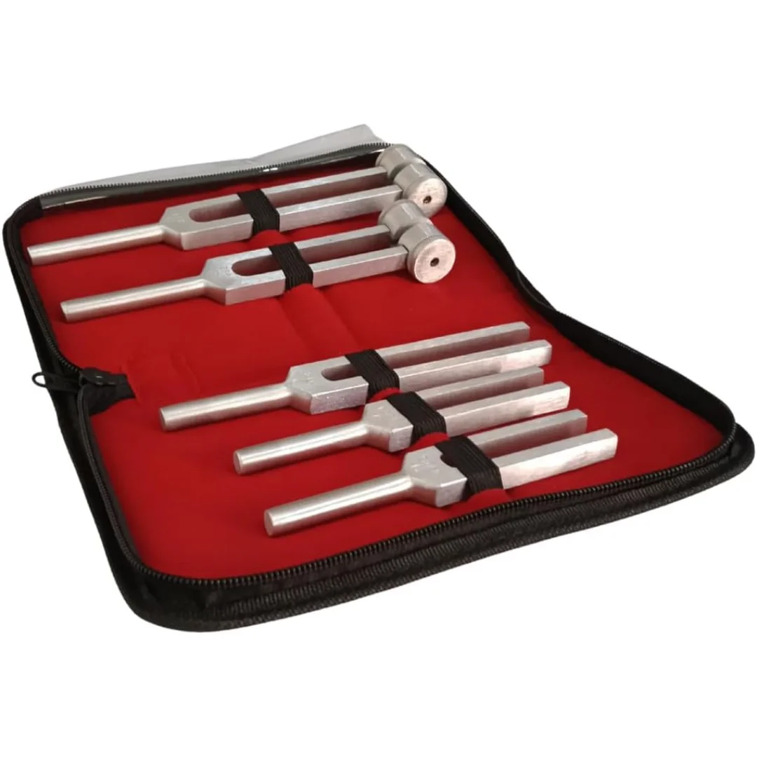

5 Pcs Tuning Fork Kit – High-Quality Aluminum Set for Testing