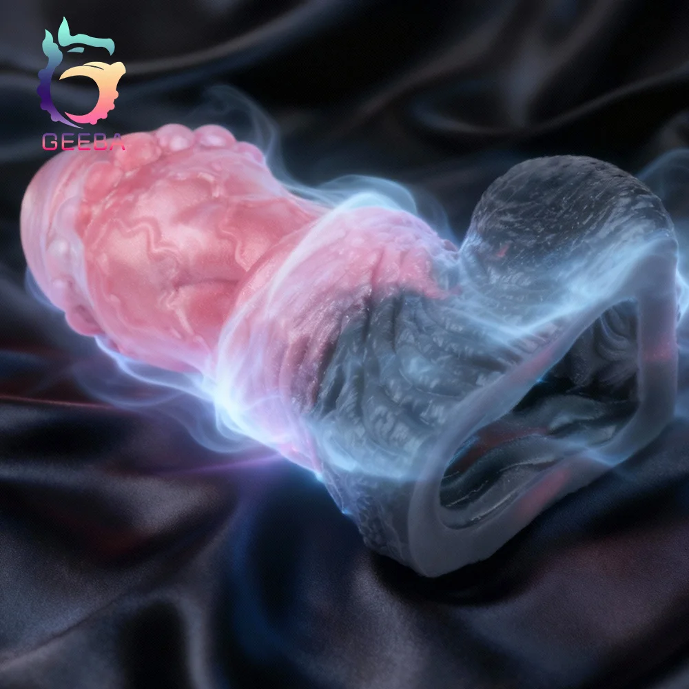GEEBA 6803 실물 같은 말 성기 남성 자위 슬리브 성인용 실리콘 자위기구 포켓 퍼시 스트로커 남성용 에일리언 오나홀