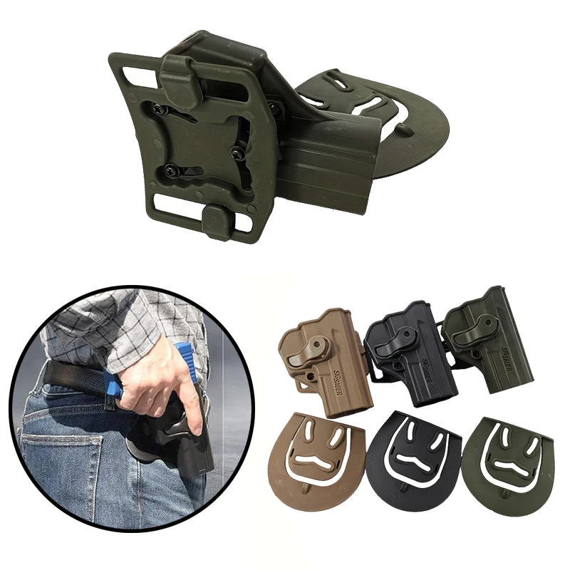 

1 PCS Tactical Gun Holster for Sig Sauer Pro SP2022 SP2009 P220 – Waist Belt Holster with Paddle for Hunting and Tactical Use