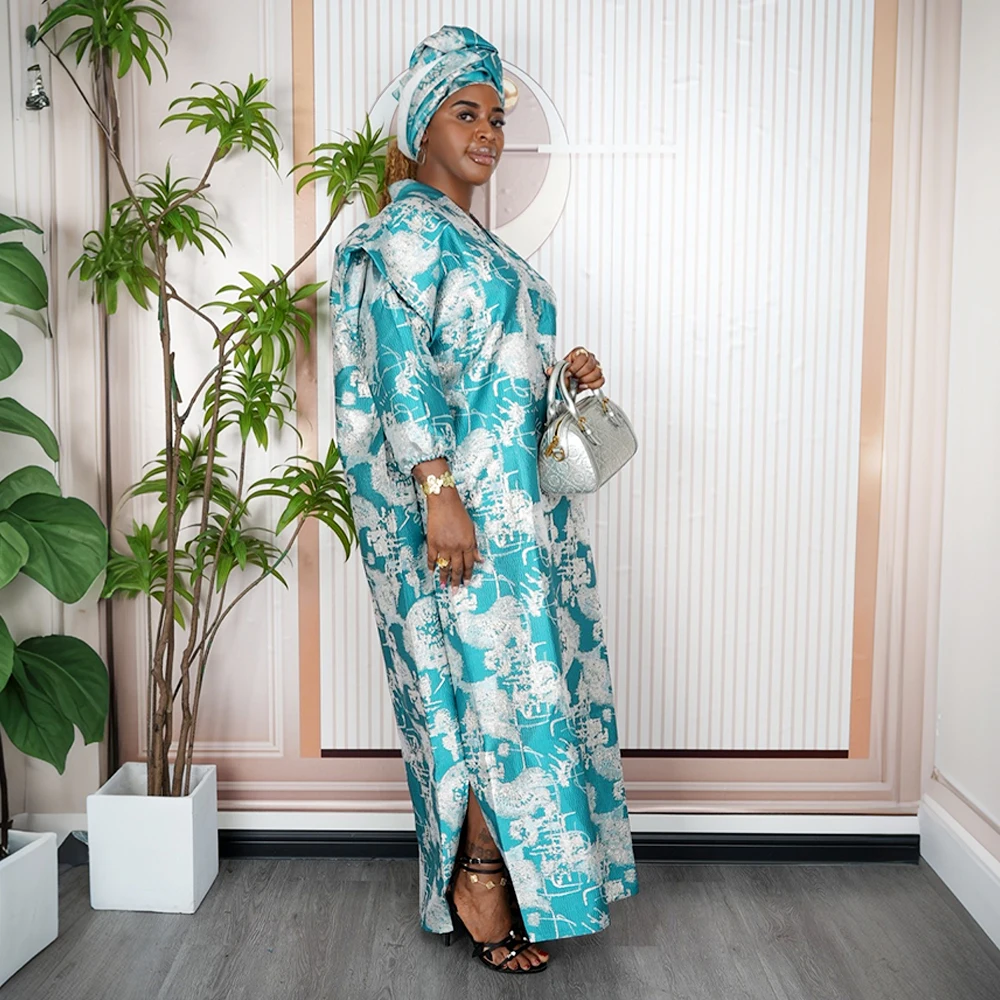 New African Dresses for Woman Turkey Dresses Wedding Luxury Elegant 2024 African Clothing Traditional Boubou Africain Femme Bubu image 3