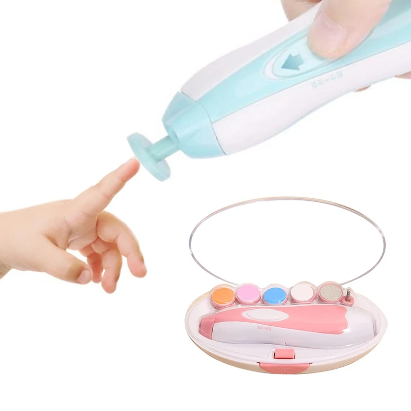 Electric Nail Slipper Trimmer Cutter For Baby Infant With Case