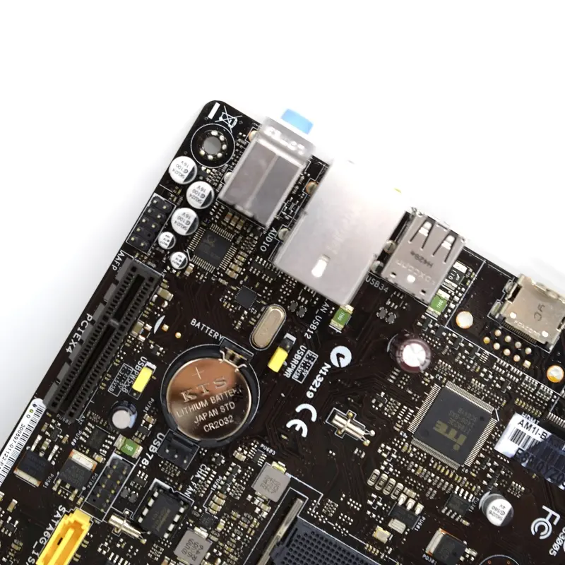 مجموعة لوحة أم ASUS AM1I-B/K30BD DP Mini ITX مع بطاقة معالج، ذاكرة DDR3، شريحة AMD A320، PCI-E 3.0، SATA2، USB2.0، مقاس 17*17 سم، للمكتب - 3