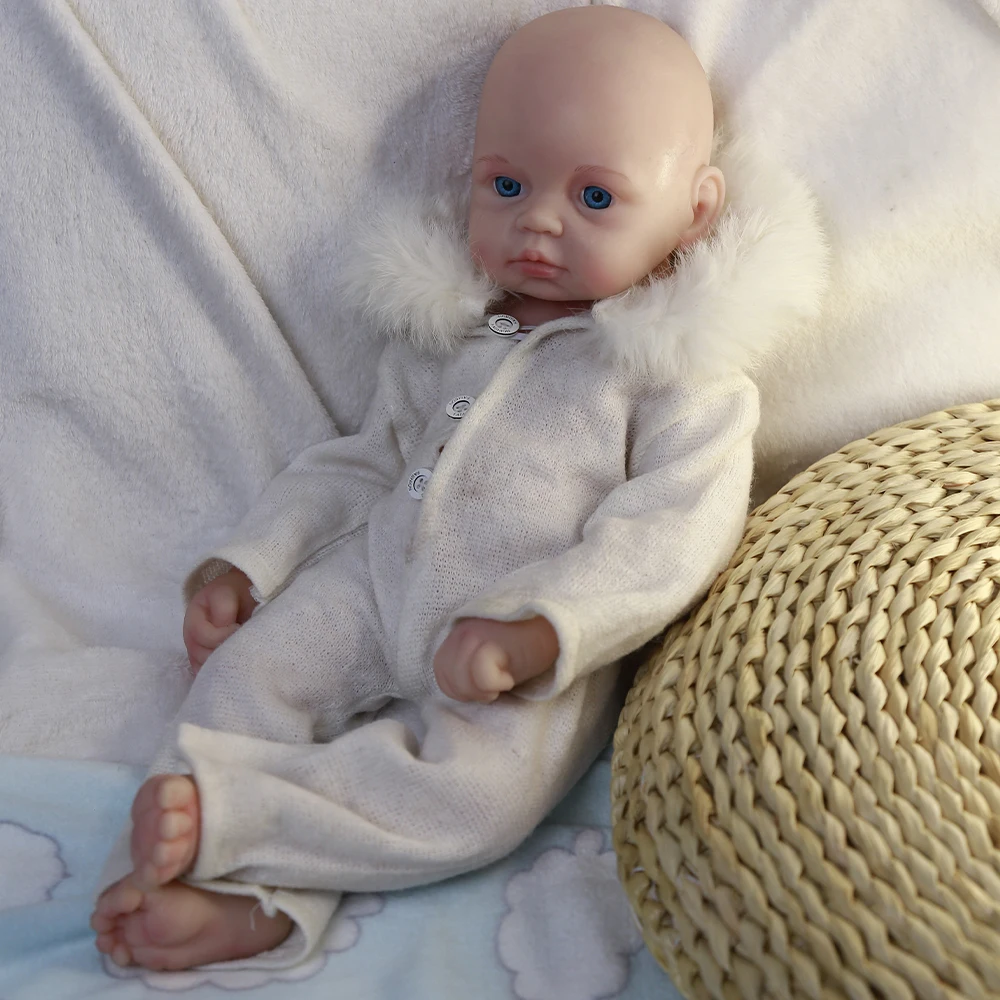 COSDOLL 49cm 3.2kg Full Body Silicone Bebe Reborn Baby Dolls Soft Dolls DIY Toys Kit Real Silicone Reborn Babies Finished Gifts