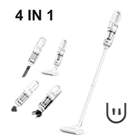 16000pa 4 in 1 Wireless Vacuum Cleaner with LED Light HEPA Filter Flexible Tube Multifunctional Handheld Vacuum Cleaner