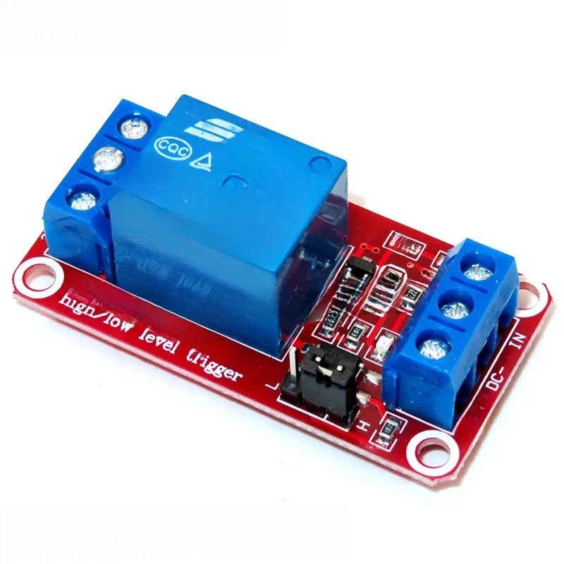 Bouclier de carte de Module de relais à 1 canal 5V 12V 24V avec prise en charge d'optocoupleur déclencheur de niveau haut et bas