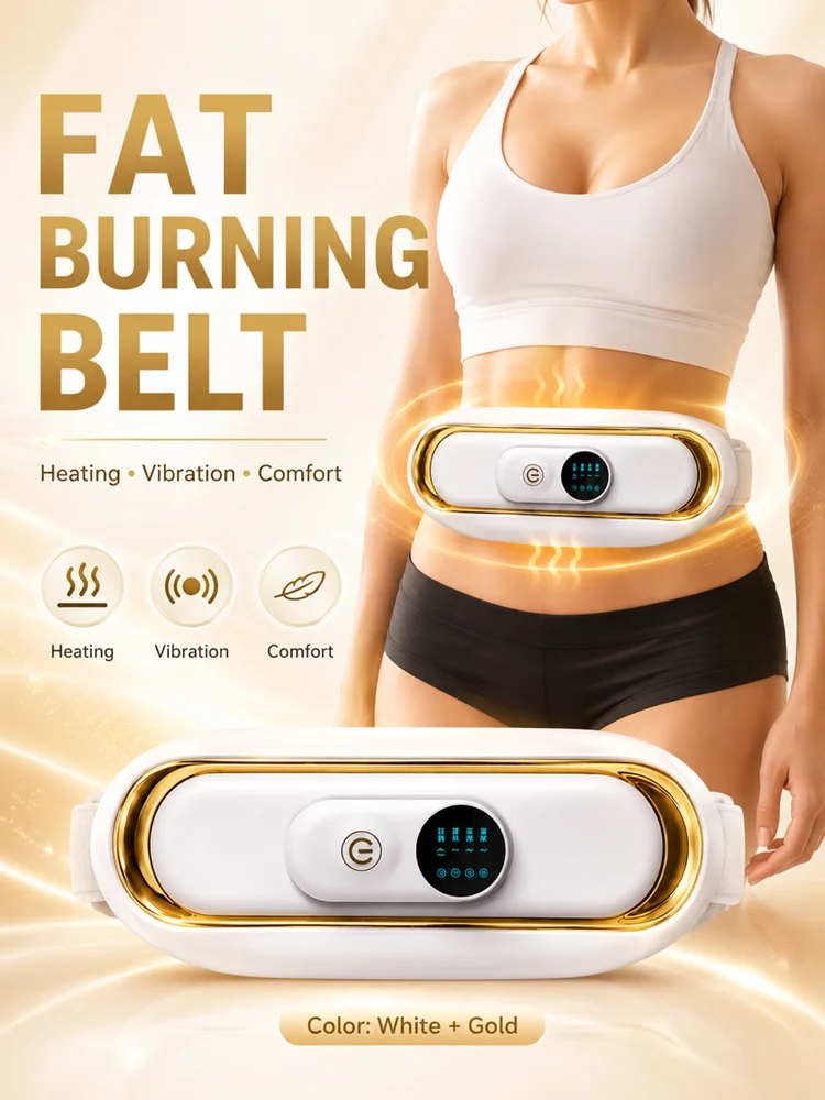 Slimming Belt Massager Electric Vibrating Mens Abdominal Flat Stomach Belly Fat Burning Slimming Belt For Women For The Stomach