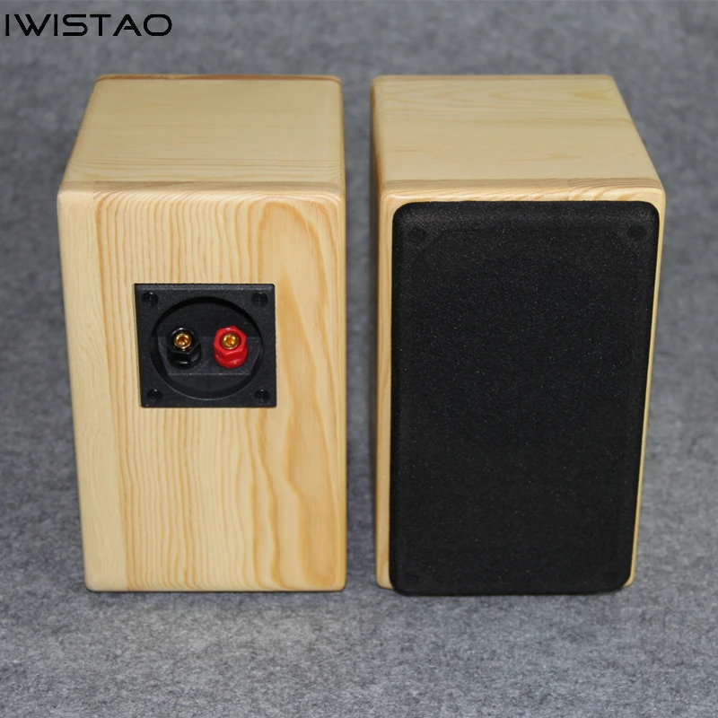 Imagem -06 - Iwistao-full Range Speaker Armário Vazio Madeira Maciça Estrutura Labirinto para Tubo Amp hi fi Polegadas Par