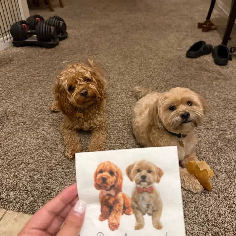 50pcs Custom Pet Napkins - Personalized Dog Cats - Wedding Engagement Gifts - Cocktail & Luncheon Size