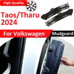 ABS Car Mudguard Rear Tire Fender Anti-Dirt Protection Cover Mat Modification Accessories for Volkswagen VW Taos Tharu 2024