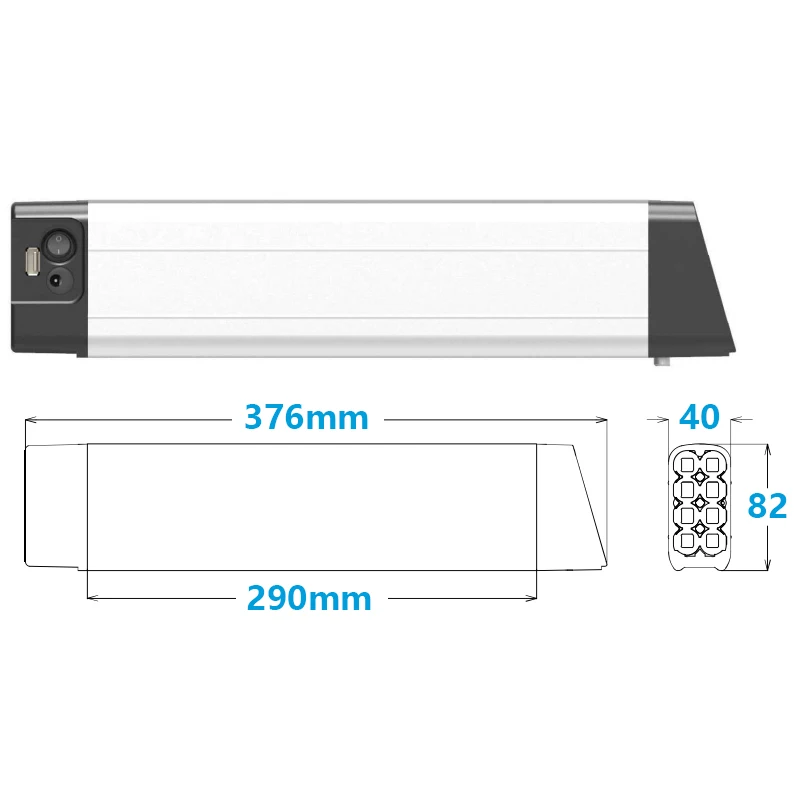 36V Folding Electric Bicycle Lithium Battery pack 7.8ah 8.4ah 9ah 10.5ah for Zundapp Z101 Electric Bicycle Battery