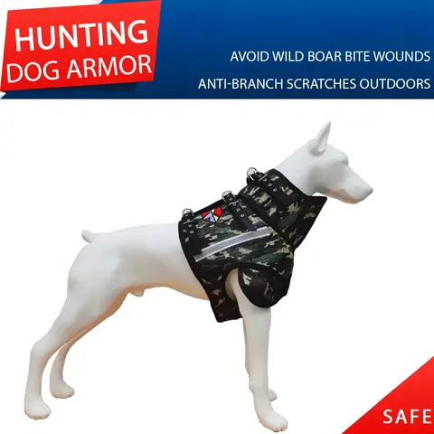 Hunting Dog Catch Vest, Wild Boar, Outside Pig Hunting Clothes, Hog Cut Gear, Collar Protection