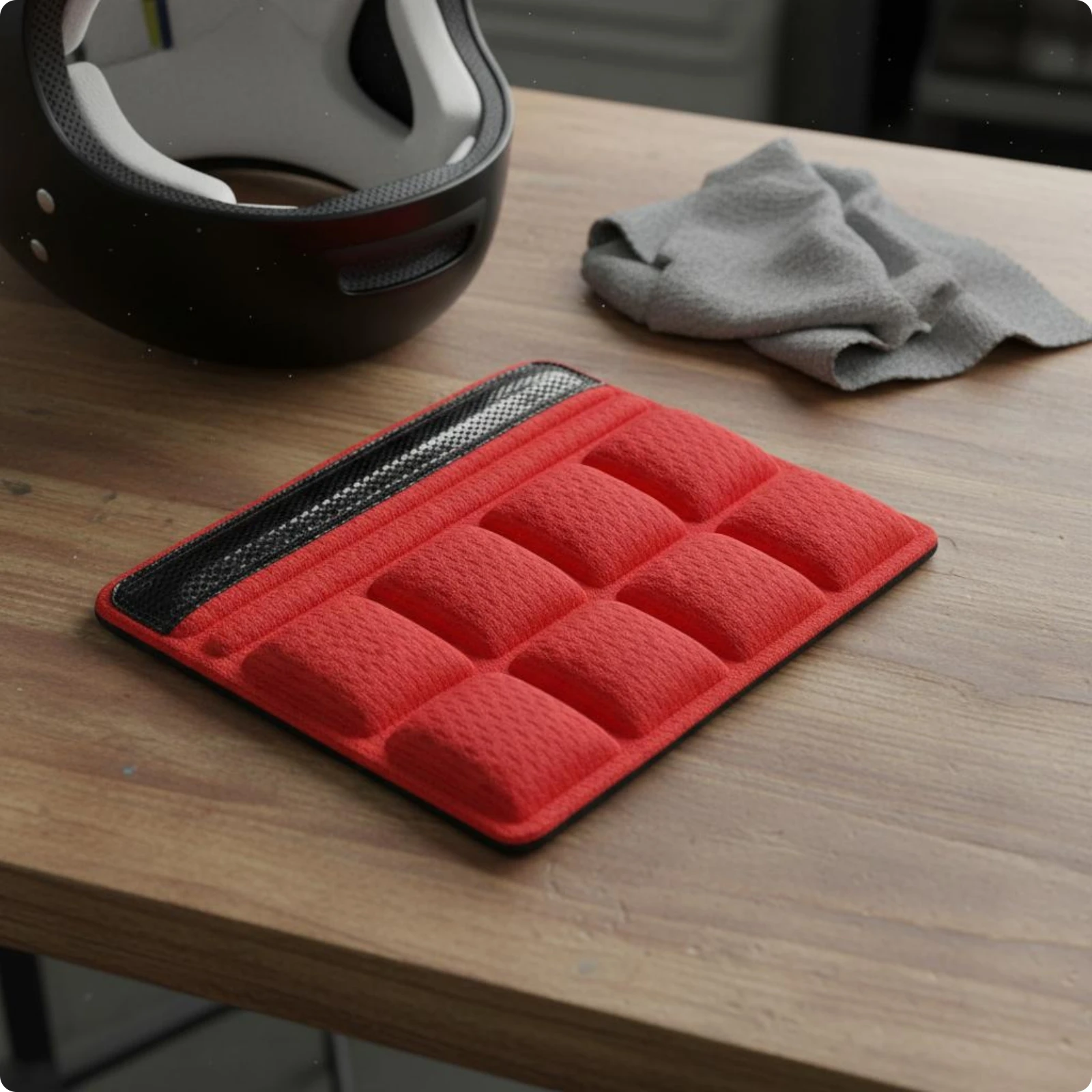 Helmet Padding Sponge Liner Rectangular Chin Cushion Protective Insert for Infant Helmet Protector Support Pad
