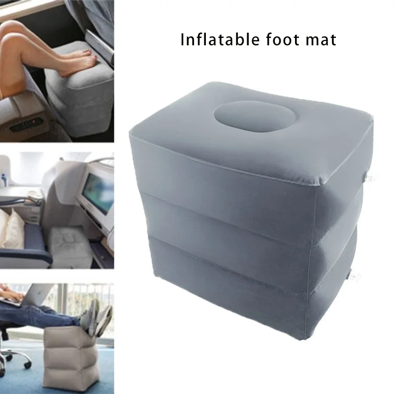 

PVC inflatable three-layer adjustable stool pillow rubber pad home school airplane high-speed rail car universal air cushion