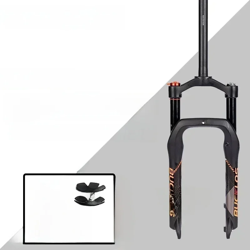 AliExpress BUCKLOS 20*4.0 Inch Fat Bike Fork 140mm Travel Aluminum Alloy Snow Front Fork E-bike Air Suspension Fork Bicycle Accessories