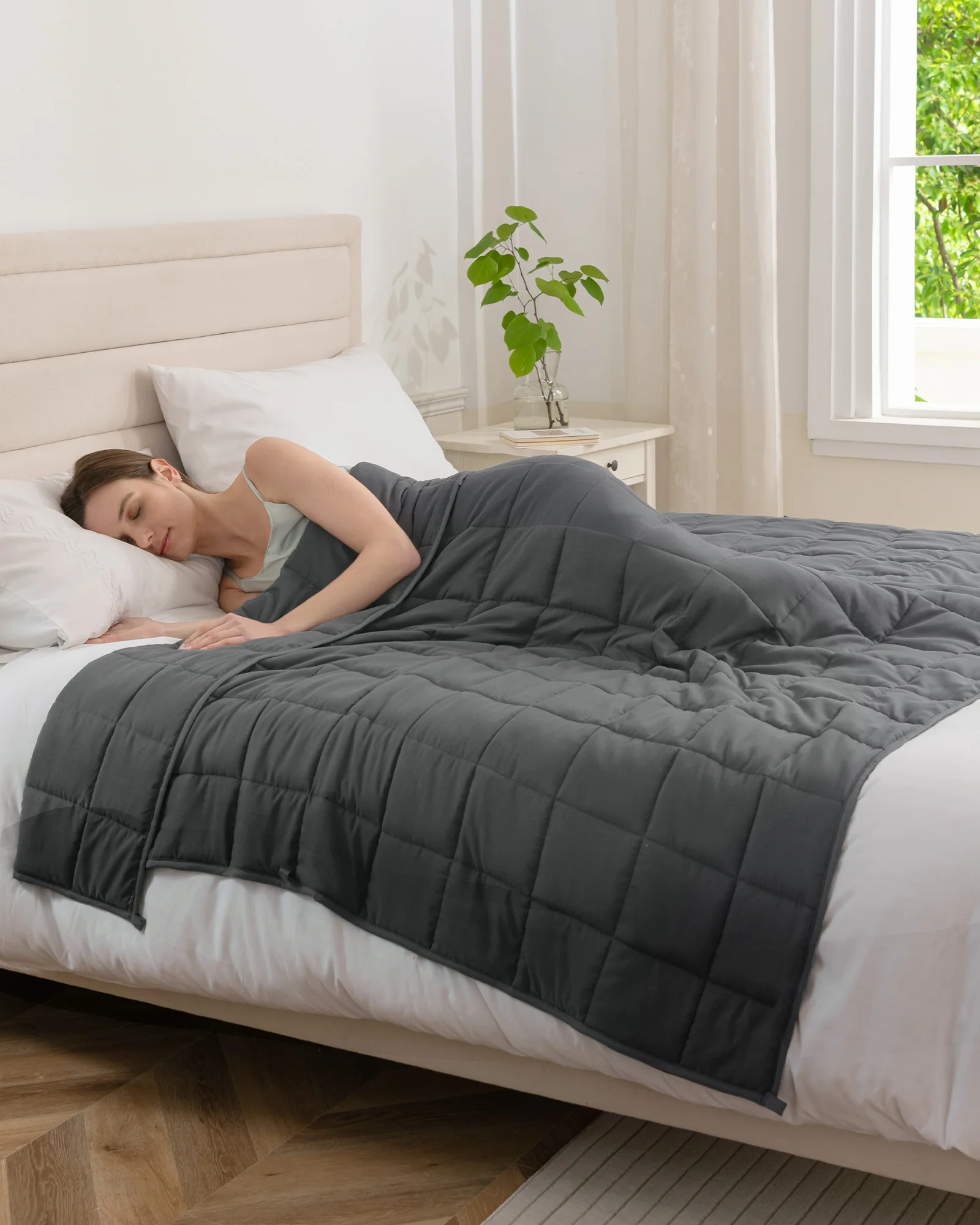 Coperta Good Nite per adulti, coperta relax per migliorare il sonno, ideale per un sonno migliore (4-8 kg)