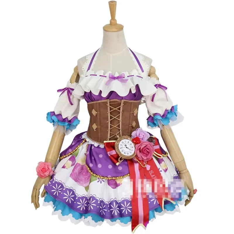 Custom Size Lovelive Sunshine Aqours Mari Ohara Cosplay Costume Valentines Awake Idolized Dress Halloween Anime Outfits Clothes