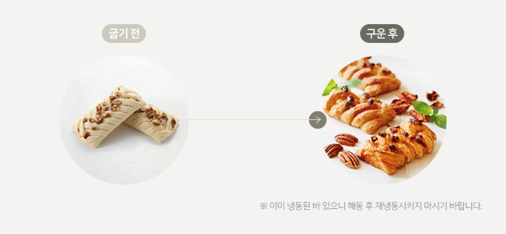 삼양 미니 메이플 피칸 플레이트 생지 42g x 24조각