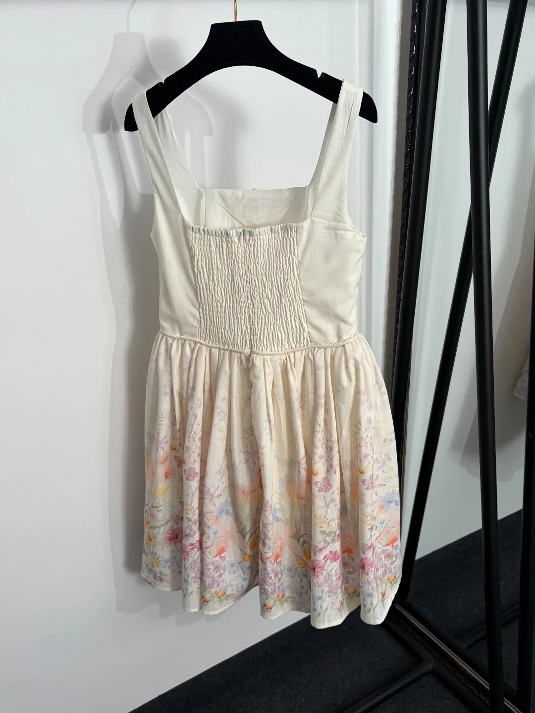 

2026 Women's Summer New Wide Strap Gradient Print Dress Sweet Age-Reducing Girlish Dress ZX185157