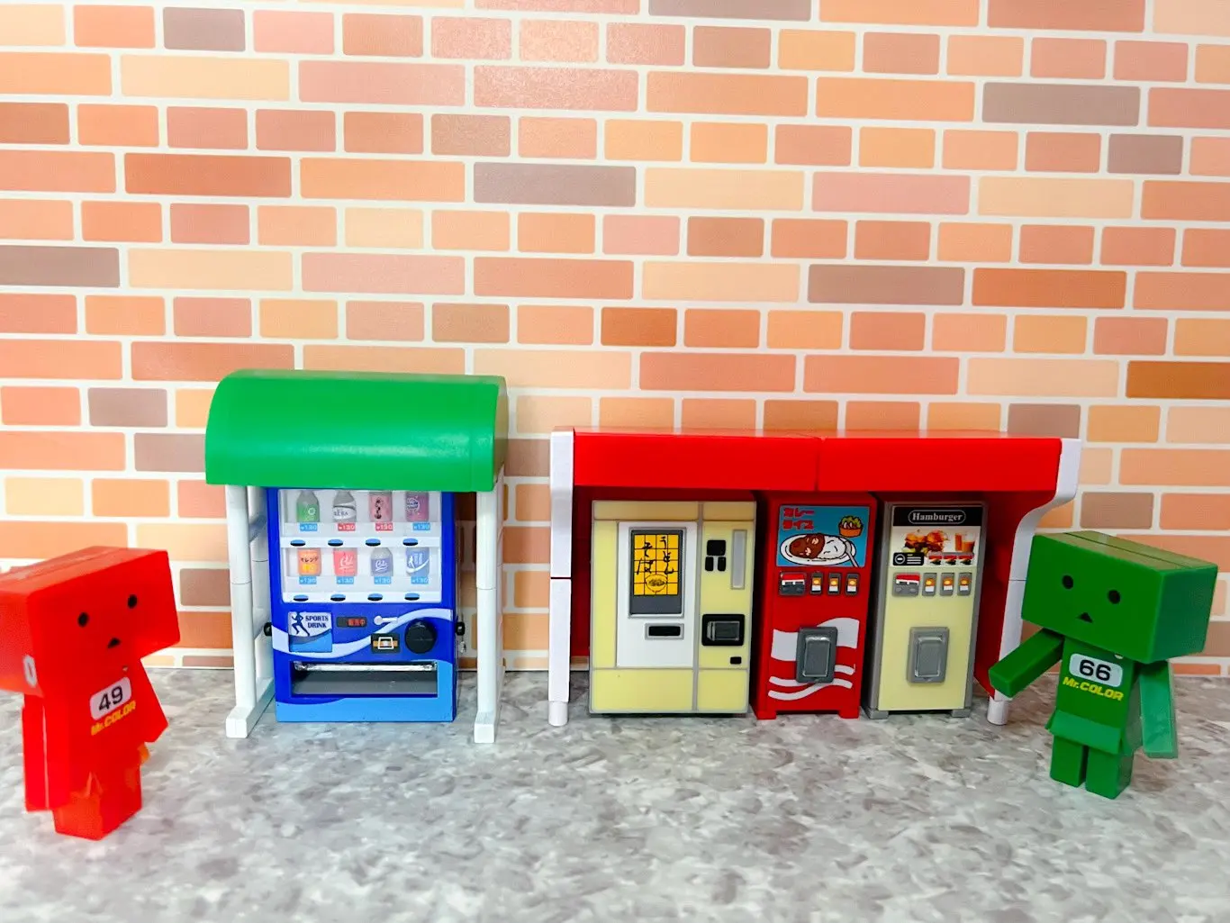 J.Dream gashapon Outdoor park Vending Machine Tent bench ashtray ashcan Mascot dollhouse miniatures capsule toys