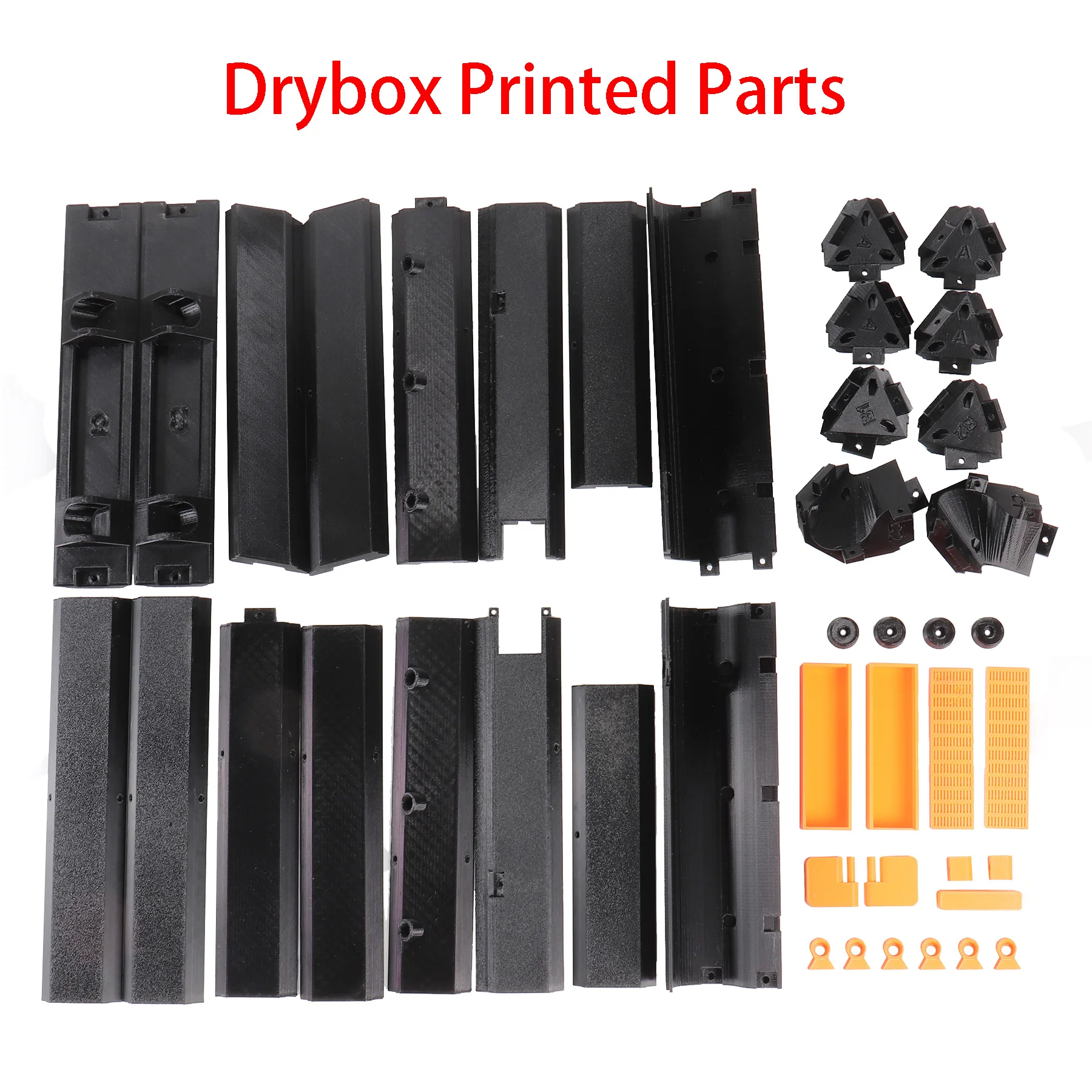 Blurolls Unoriginal Prusa Drybox by Bram Elema Filament Box 3d Printed Parts PETG Customized Colors for Prusa MUU 3d Printer