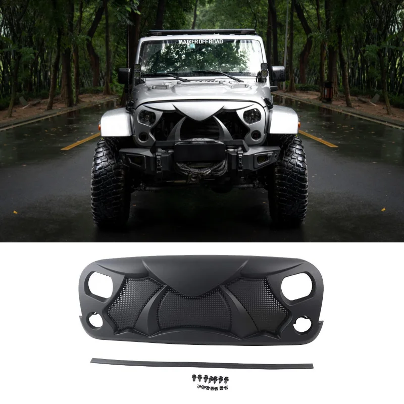 

Halloween Front Grille Compatible With Jeep Wrangler Rubicon Sahara Sport JK 2007-2017