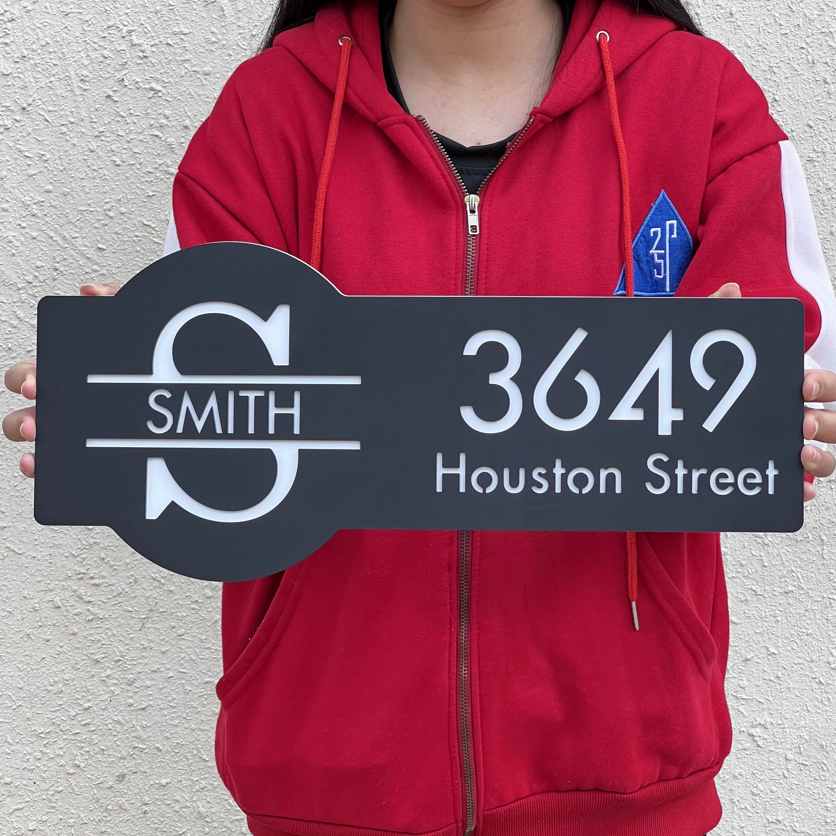 Dropshipping Acrylic Exterior House Numbers Customized Family Door Sign Plate Residential Number Outdoor House Number Sign NEW