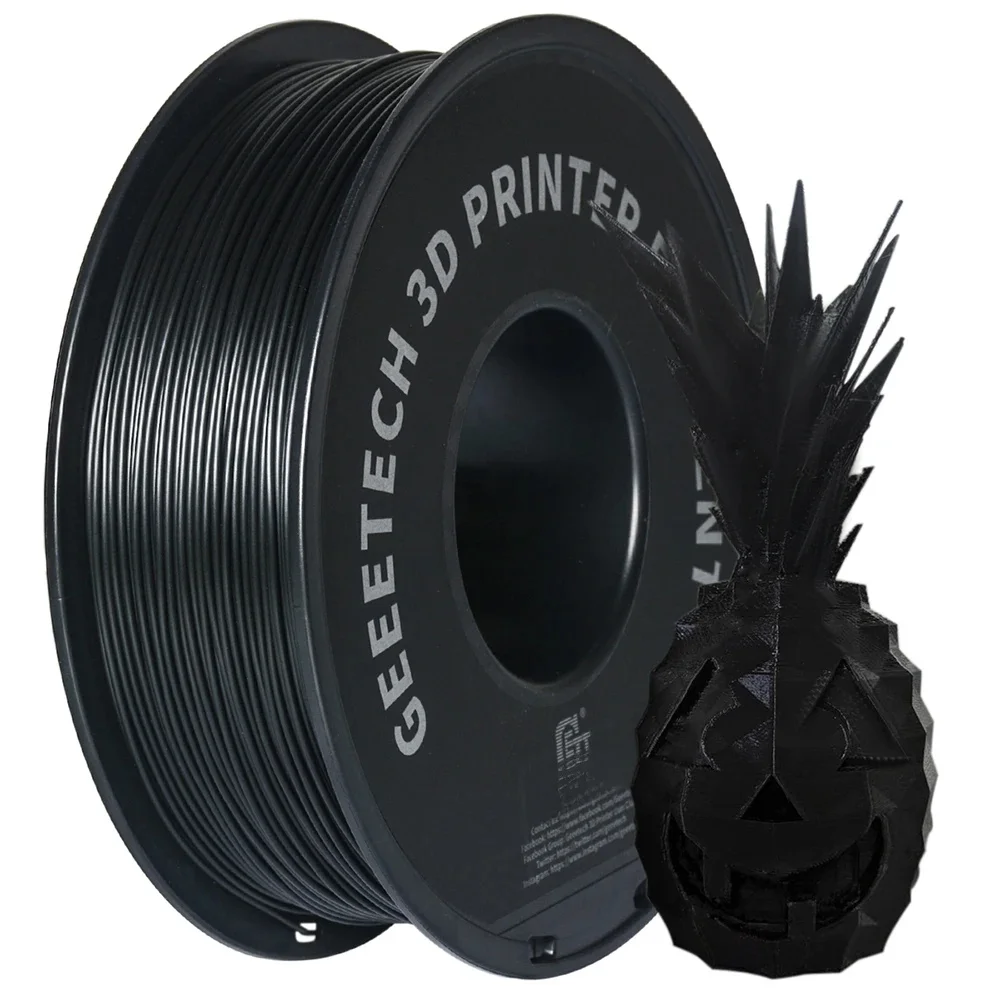 Geeetech Standard-PLA-Filament 1 kg 1,75 mm 3D-Drucker-Kunststoffmaterial, Genauigkeit 0,03 mm, kostenloser Versand, passend für die meisten FDM-Drucker
