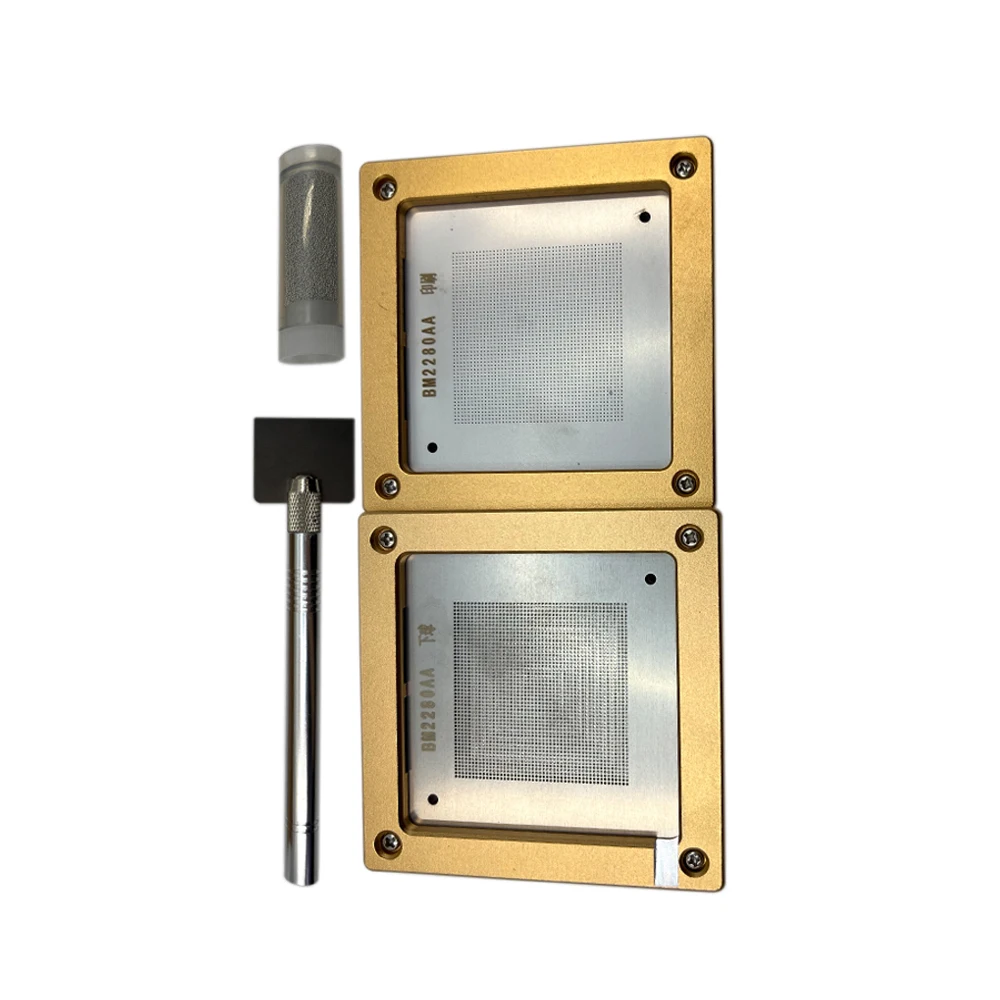 Antminer BM2280AA Chip Blechwerkzeug mit Schablone Blechplatte der E9 Pro Hash Board ASIC Chip