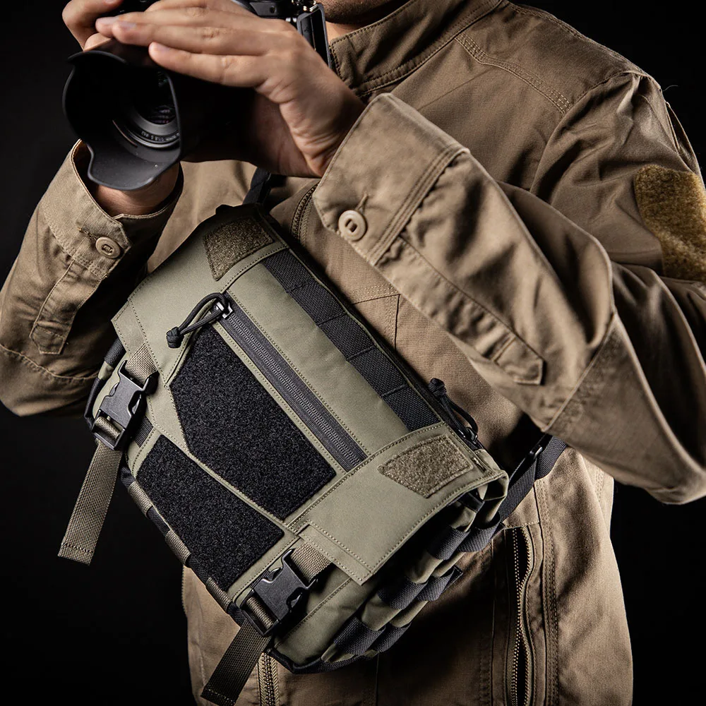 

Tactical EDC Sling Bag Chest Lightweight Shoulder Daypack 500D Nylon Concealed Carry Crossbody Bag for Outdoor Travel Hiking