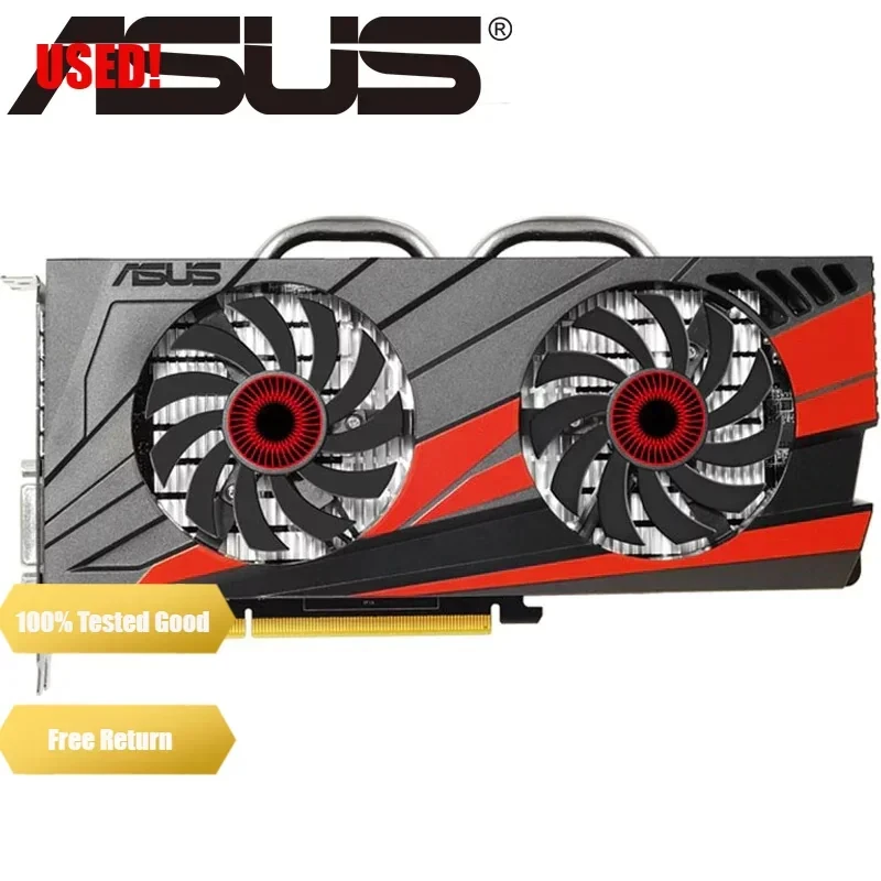GEBRAUCHTE ASUS-Grafikkarte GTX 1060 3 GB 192 Bit GDDR5 Original-Grafikkarten für NVIDIA VGA-Karten Geforce GTX1060 1050 TI 750 960 950
