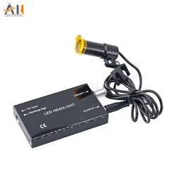 Dental LED Unadjustable head light with Lithium Battery with Optical Filter Dental Lab Medical Loupe dentistry led lights tools
