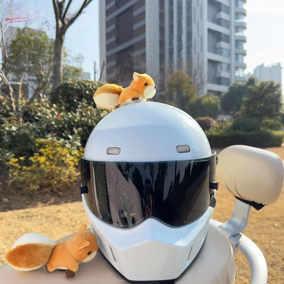 AliExpress New Cute Motorcycle Helmet Plush Cat Ears Balls Women Decors Motocross Bike Helmet Stickers Accessories Cosplayer Styling