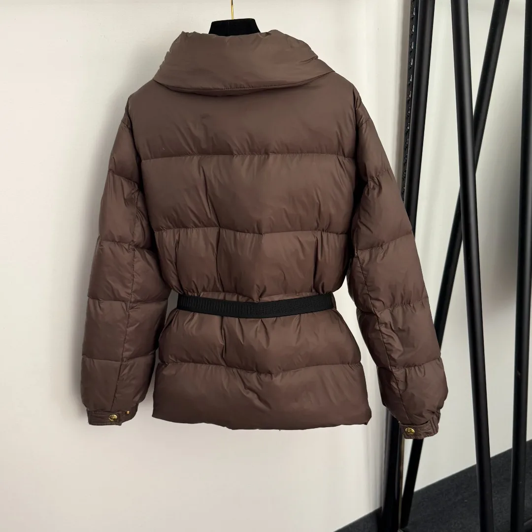 

Осень-зима 2022, новая женская одежда, хлопковая куртка с поясом и лацканами на талии, с длинными рукавами и поясом, черный кофейный цвет